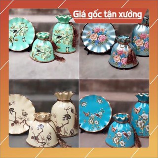 Bộ bình gốm cao cấp phong cách châu Âu
