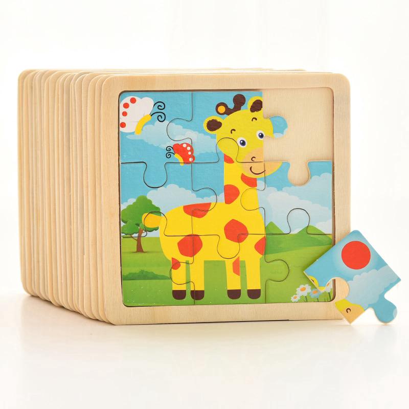 Đồ chơi ghép hình bằng gỗ 3D cho bé