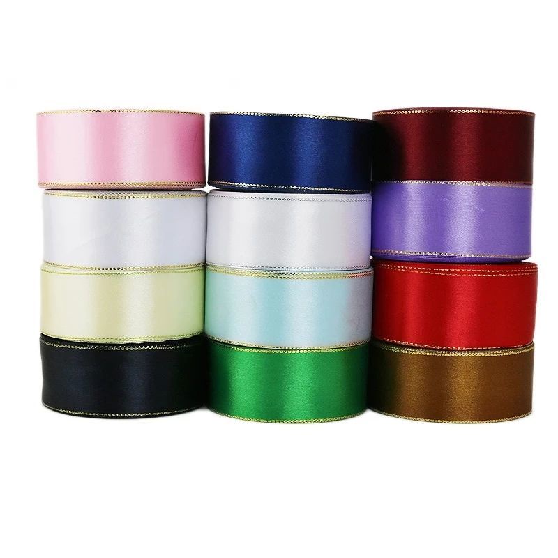 Cuộn Dây Ruy Băng Rộng 4Cm 25 Yd / roll Trang Trí Gói Bánh Cưới