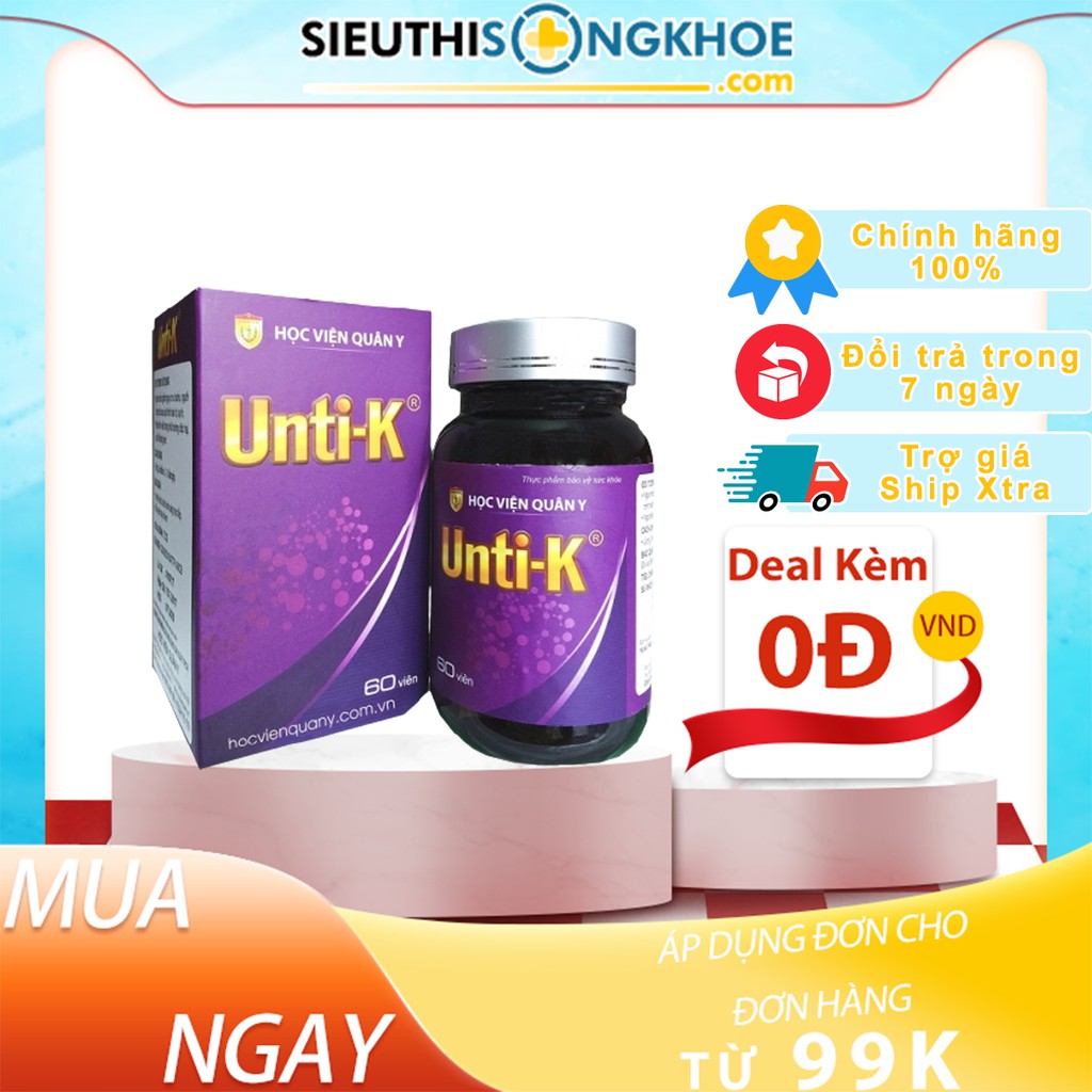 UNTI-K – HỌC VIỆN QUÂN Y - Hỗ trợ u bướu