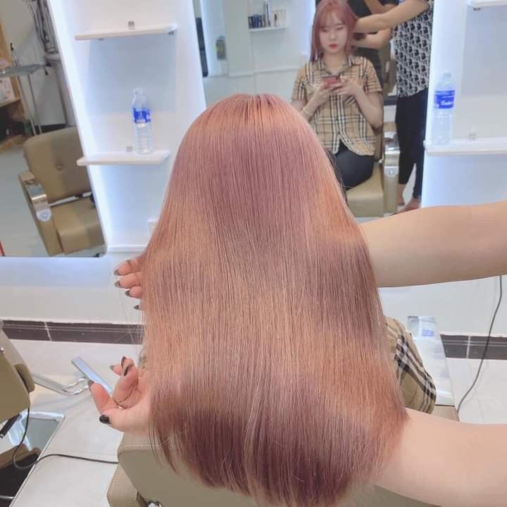 Thuốc nhuộm tóc nâu sữa, nâu trà sữa không tẩy, tặng kèm găng tay và trợ nhuộm siêu dưỡng | Tony Hair