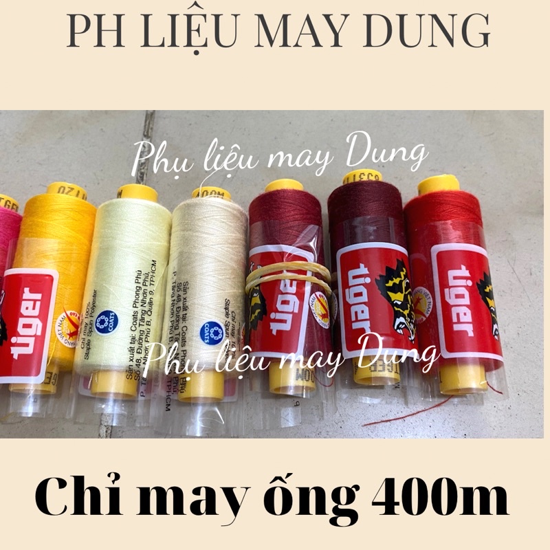 chỉ may tiger ống 400m