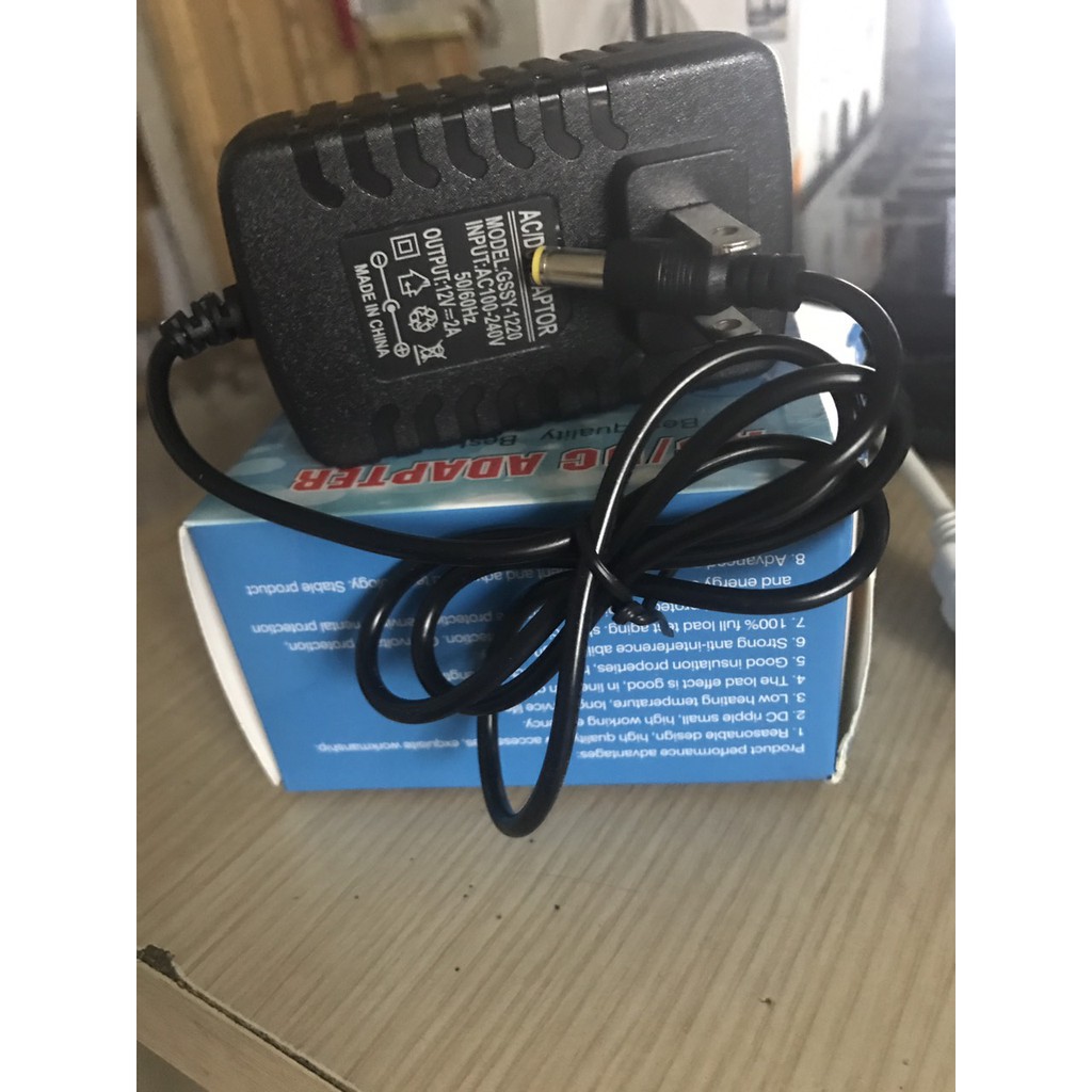 Nguồn camera 12V-2A có móc treo chân to nguồn chân to chân nhỏ 12V-2A - 12V-1A - 12V-3.5A xịn | BigBuy360 - bigbuy360.vn
