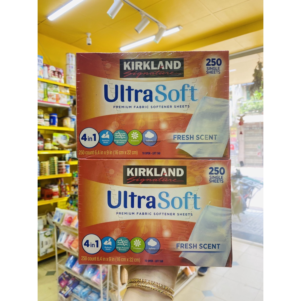 [MẪU MỚI] GIẤY THƠM KIRKLAND SIGNATURE FARRBIC SOFTENER - Hàng COSTCO MỸ