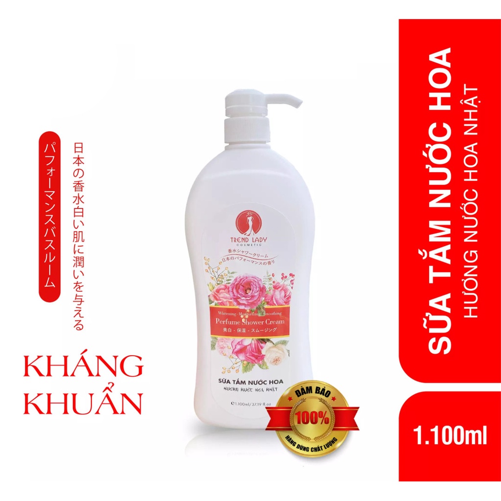Sữa Tắm TREND LADY cosmetic Hương Nước Hoa Nhật 1100ml Mikem Shop