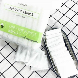 BÔNG TẨY TRANG MINISO 180 MIẾNG