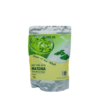 Bột trà sữa Matcha pha sẵn 1kg BKB - Nguyên liệu pha chế trà sữa thượng hạng