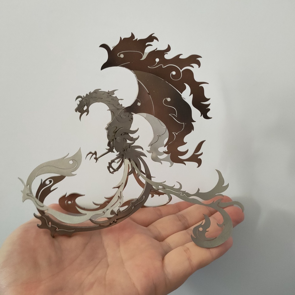 Đồ Chơi Mô Hình Kim Loại 3D Bằng Ốc Vít Chu Tước