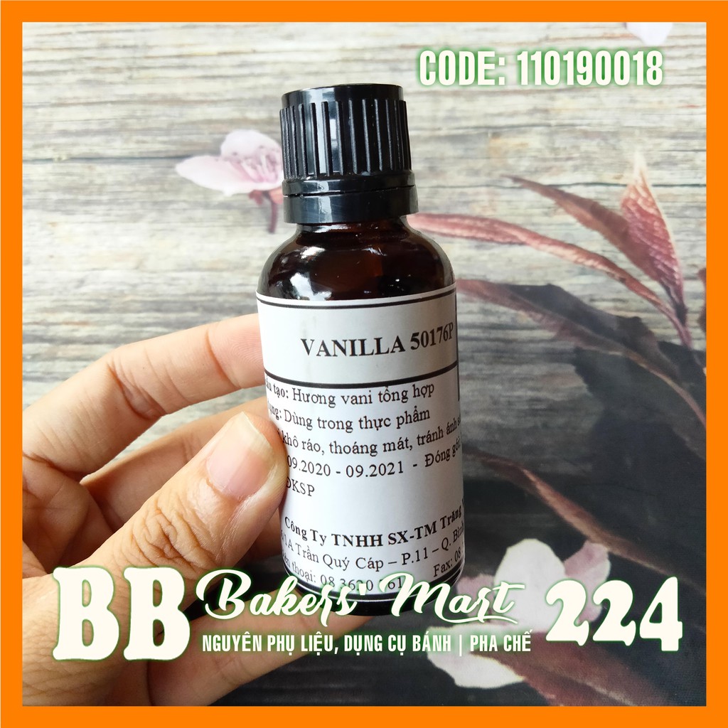 Hương mùi VANI Vanilla tổng hợp - Chai 30gr (Vanilla 50176P)