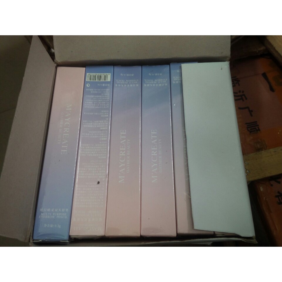 Bút chì kẻ lông mày Maycreate 2 Trong 1 KM25