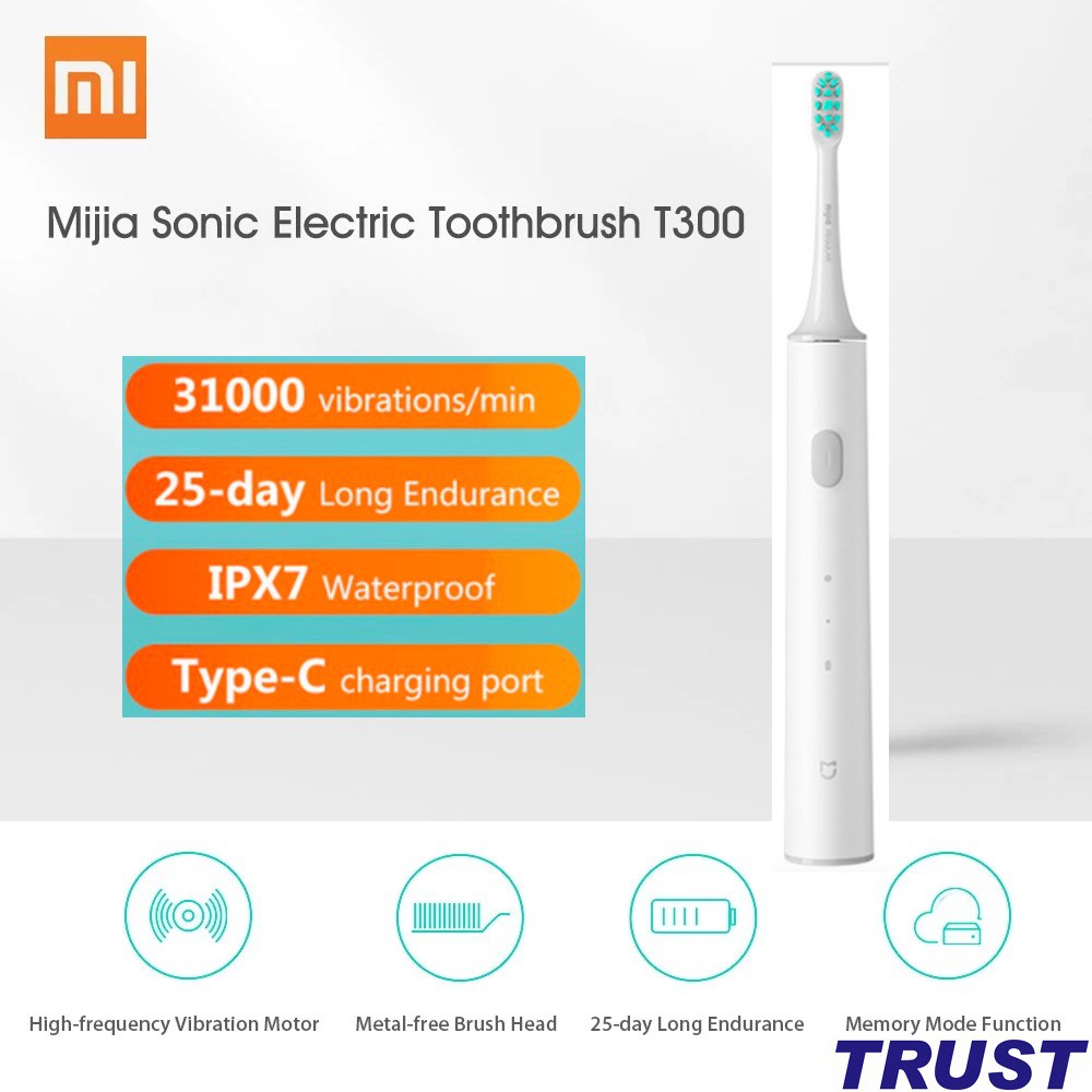 Bàn chải điện Xiaomi Mijia T300 - Bàn Chải Đánh Răng Mijia T300