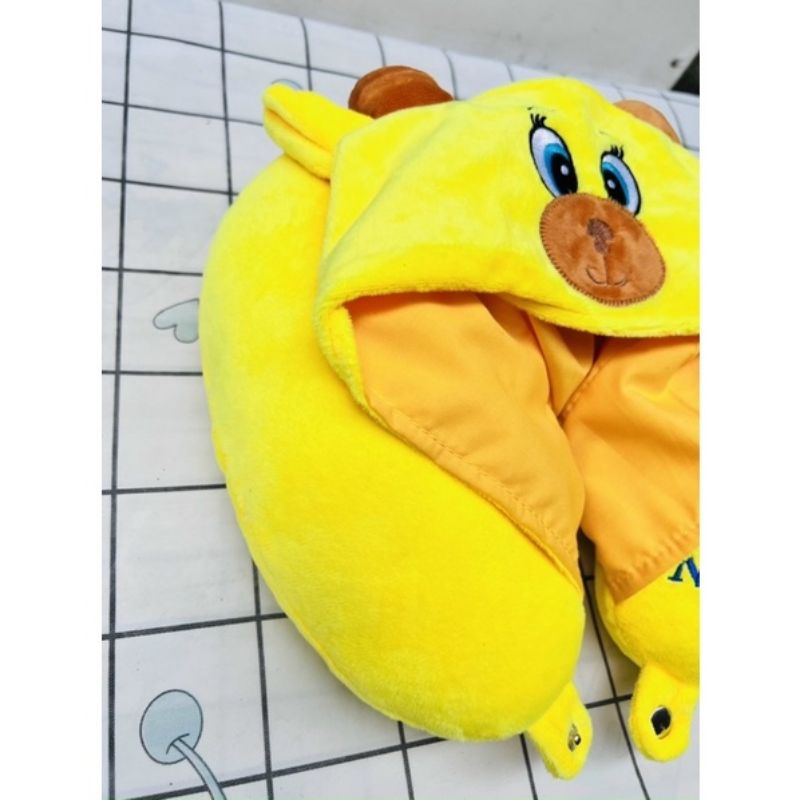 Gối đỡ cổ có mũ cho bé
