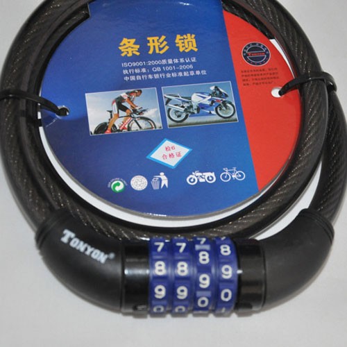 Khóa dây xe đạp chống trộm 4 số - Khóa dây - khóa xe
