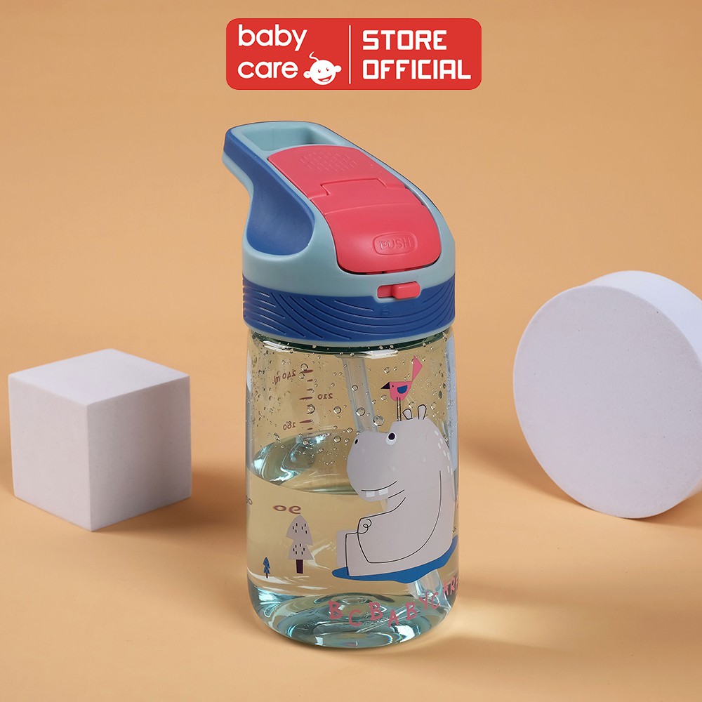 Bình uống nước mỏ vịt thể thao BC BABYCARE 240ml 300ml cho bé - BC4064