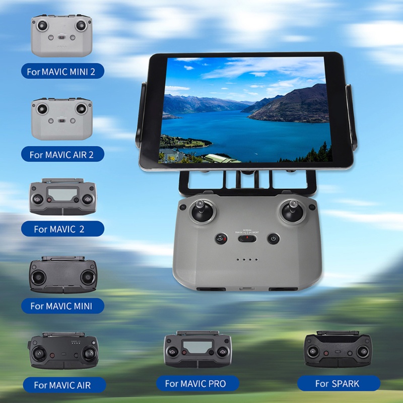 Giá Đỡ Điện Thoại / Máy Tính Bảng Điều Khiển Mavic Mini 1 Pro 2 Air Spark Xoay 360 Tiện°Giá Đỡ Điện Thoại Dạng Kẹp Xoay Tiện Dụng Chất Lượng Cao