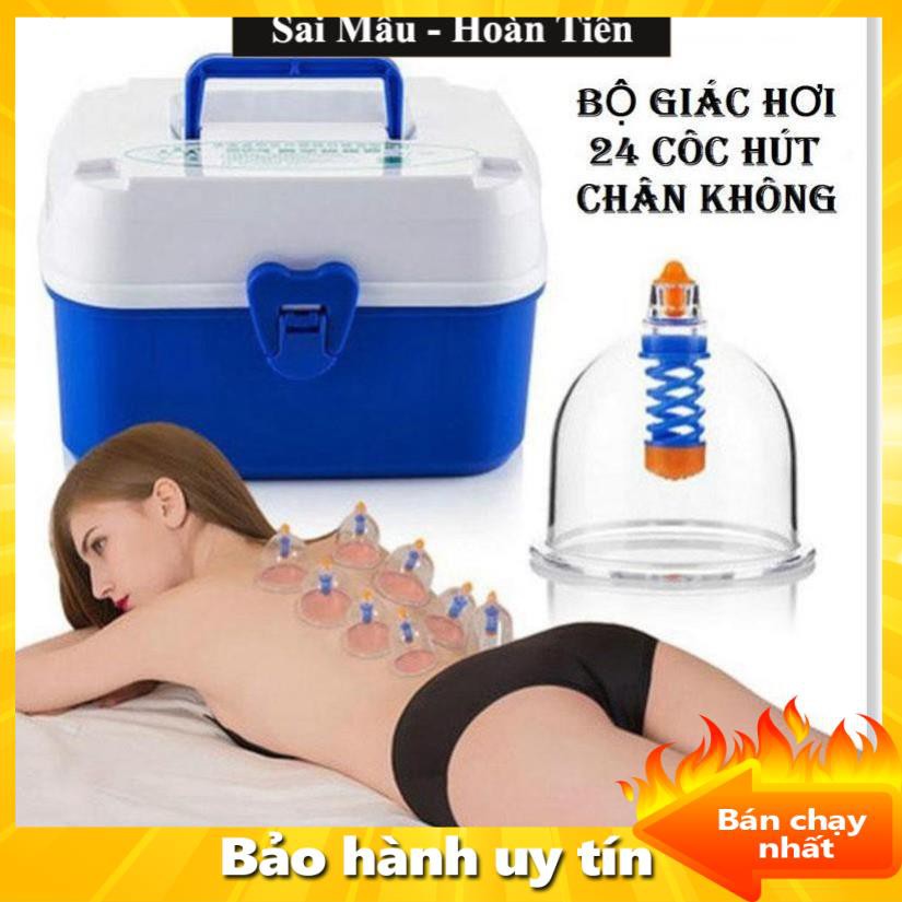 ✔️Bộ Giác Hơi Không Dùng Lửa - 24 Phụ Kiện - Bộ Dụng Cụ Giác Hơi Hàn Quốc Cao Cấp - Mua Ngay nhé