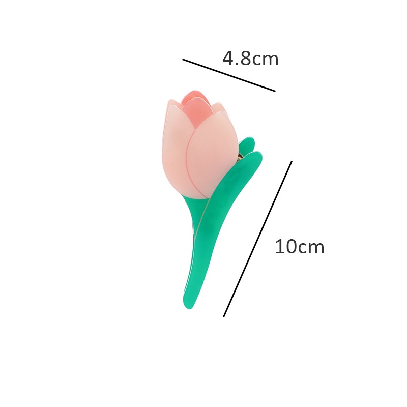 Kẹp Tóc Hình Hoa Tulip Dễ Thương