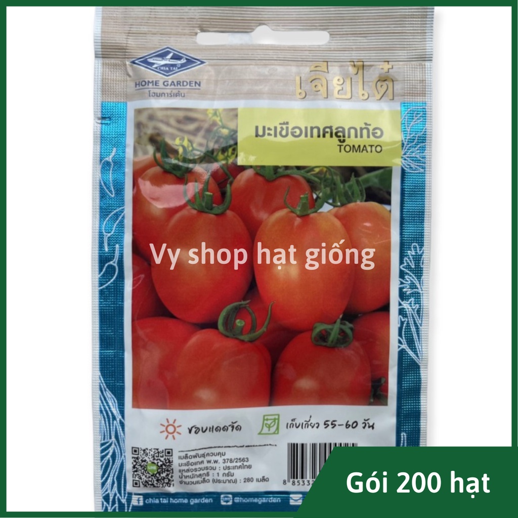 Hạt giống cà chua trứng đỏ Thái Lan gói 200 hạt