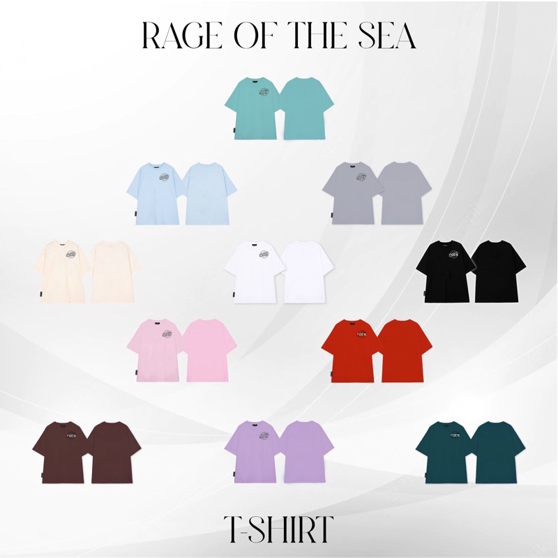 Áo Thun( T - Shirt) Tay Lỡ Unisex Rage Of The Sea(Rots) Circle