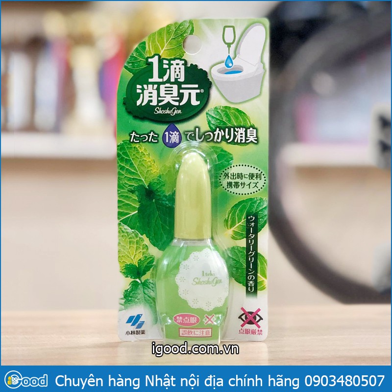 Nước nhỏ thơm bồn cầu Kobayashi Shoshugen Nhật Bản 20ml