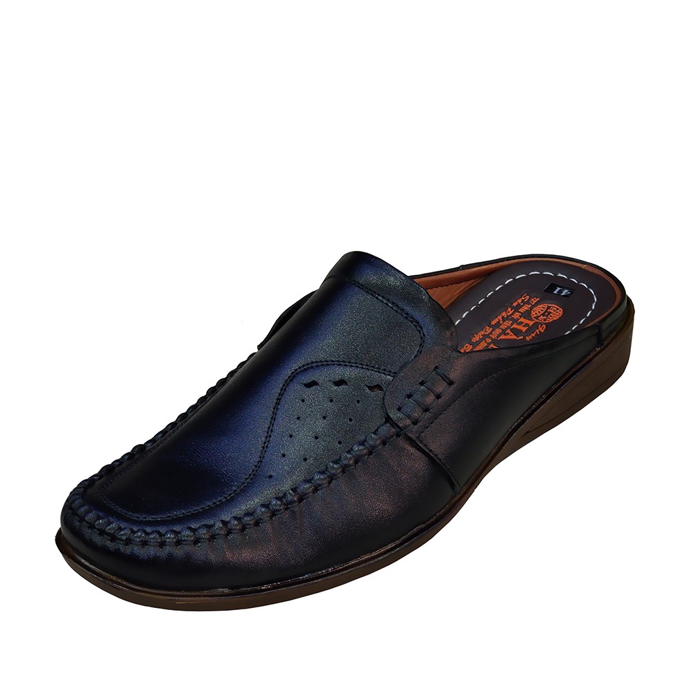 Dép bít mũi nam TiTi ĐÔ da bò thật cao cấp GSB2098a