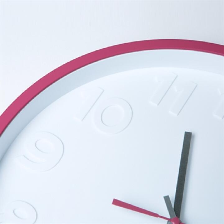 Đồng Hồ Treo Tường ARTBOX Hàn Quốc Màu Hot Pink Kích Thước Lớn