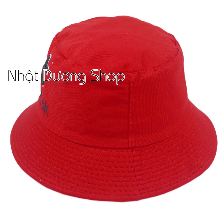 Mũ bucket đẹp 1 mặt, mũ tai bèo nam nữ  vành nhỏ, nón bucket với chất liệu cotton thoáng mát
