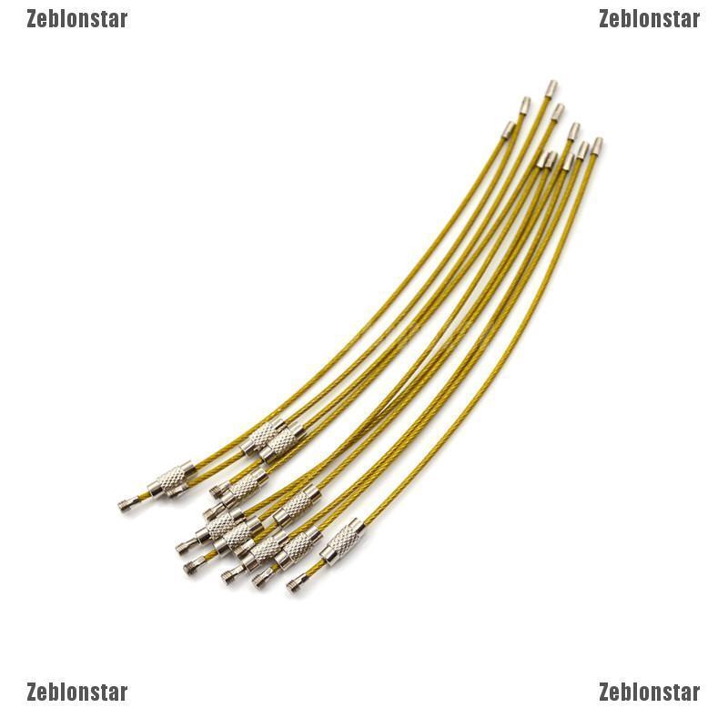 Bộ 10 Móc Khóa Bằng Thép Không Gỉ Cao Cấp