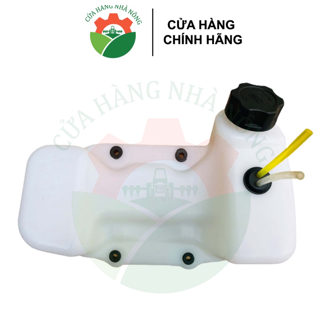 Bình xăng nhựa máy cắt cỏ 430 cổ ngắn loại 4 ốc