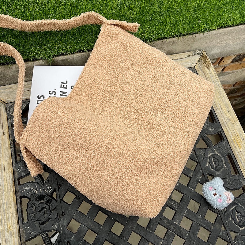 Túi Đeo Chéo Thể Thao Dung Tích Lớn Phong Cách Harajuku Thời Trang Thu Đông Hàn Quốc Cho Nữ