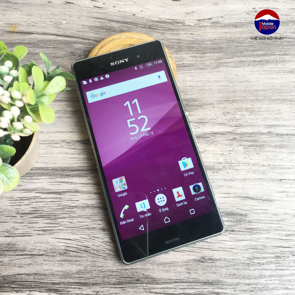 Điện thoại sony z3 ram 3gb, tiếng việt, khung kim loại, máy đẹp xuất sắc