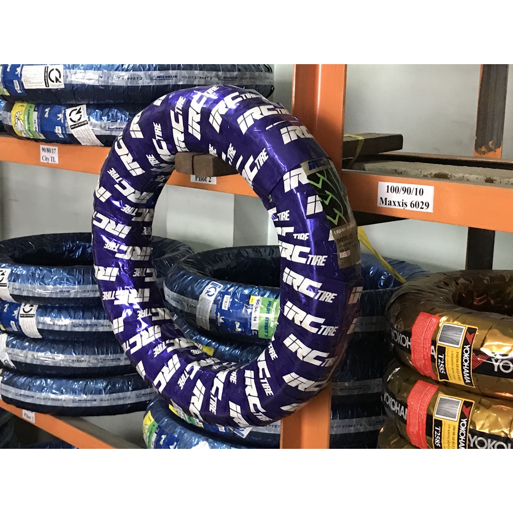 Vỏ Irc 100/90/10, 90/90/12 Bánh Trước/Sau Attila Elizabeth, Lead - Không Ruột