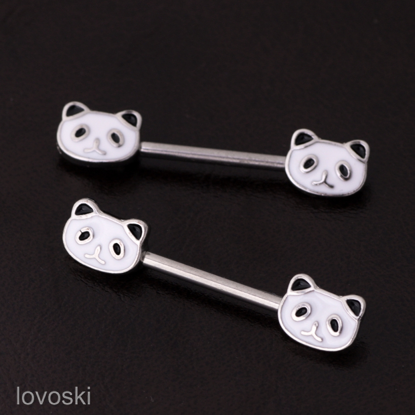 Khuyên Cơ Thể Hình Gấu Trúc Xinh Xắn