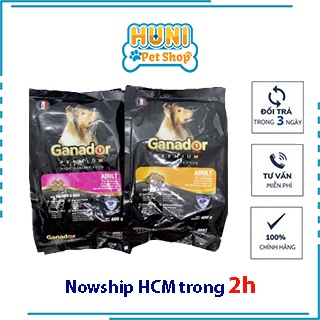 Thức ăn cho chó Ganador Adult, vị cừu, vị cá hồi, thức ăn cho cún gói 3kg