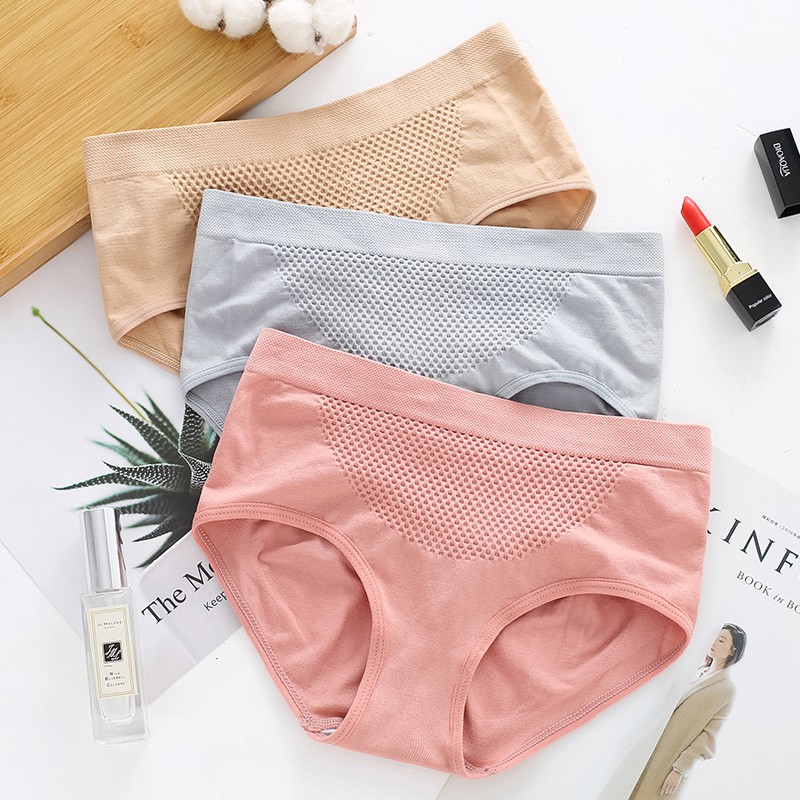 Combo 4 Quần Lót Nữ Kháng Khuẩn Xuất Nhật, quần sịp nữ cao cấp - có túi ZIP