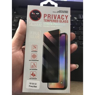 Miếng dán kính cường lực chống nhìn trộm samsung galaxy A20