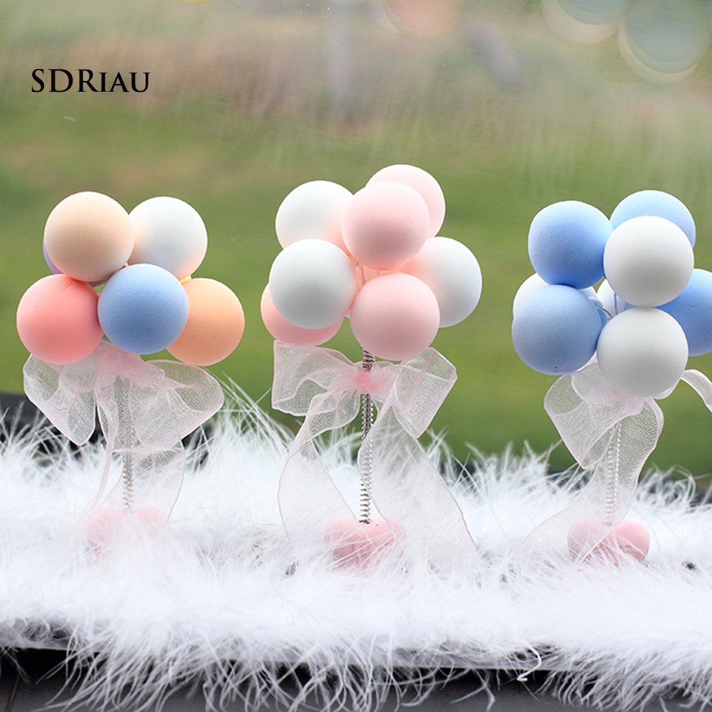 Bong Bóng Nhiều Màu Trang Trí Xe Hơi