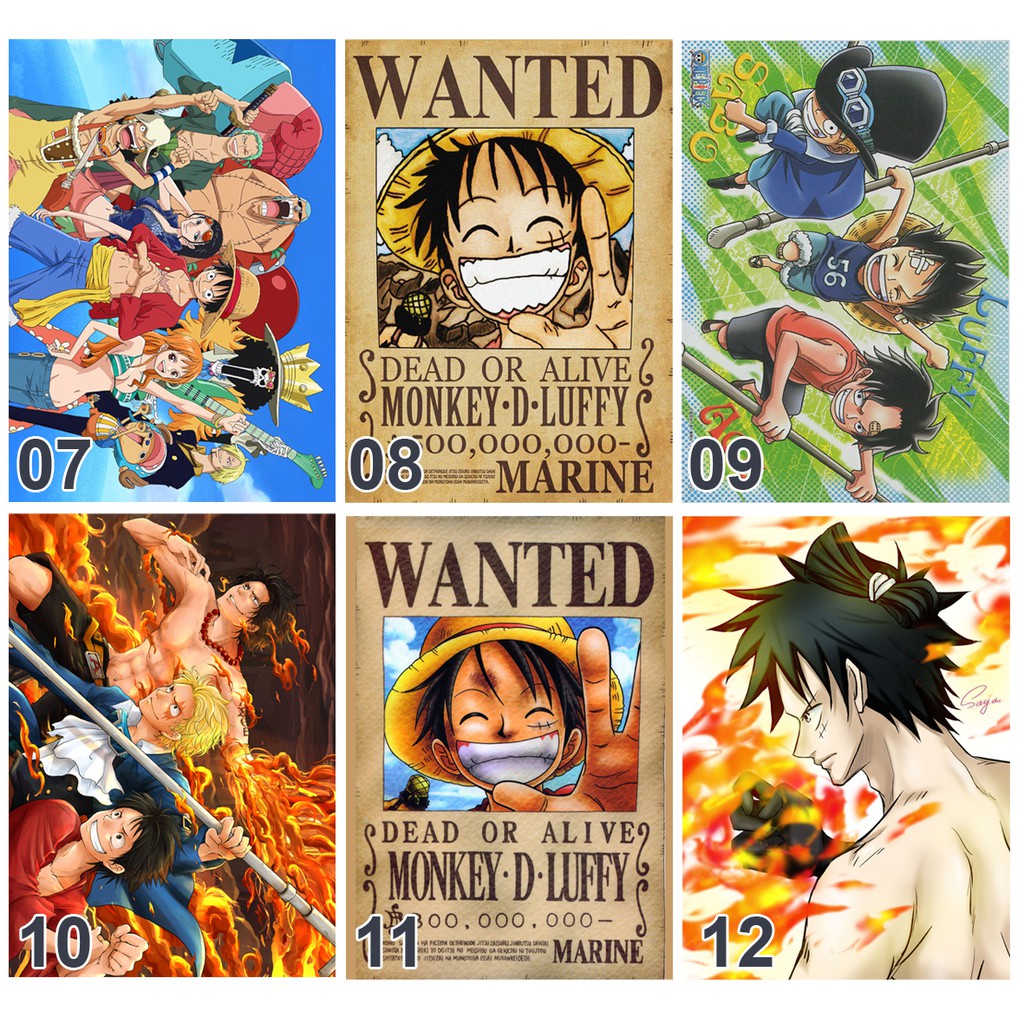 Poster / Tranh dán tường anime One Piece - Truy tìm kho báu