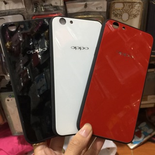 Ốp oppo F1S (A59) viền dẻo lưng kính bóng 4D cực đẹp