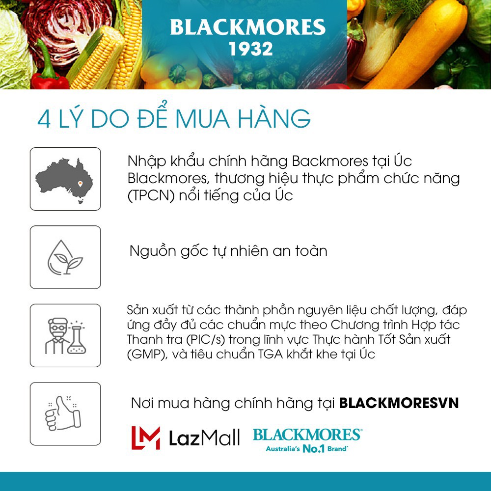 Blackmores Odourless Fish Oil 1000 Mini Capsules 190v - Dầu cá KHỬ MÙI tự nhiên Blackmore Úc, bổ sung omega 3 | BigBuy360 - bigbuy360.vn