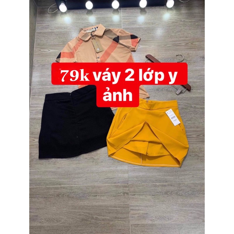 Chân váy chữ A chuẩn ảnh 100%