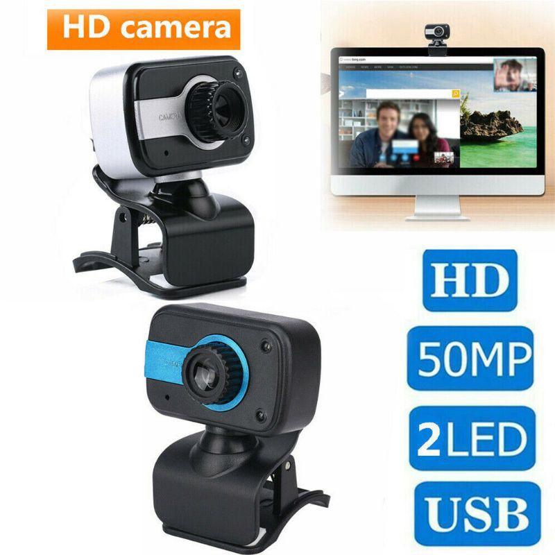 Webcam kỹ thuật số với thiết kế xoay cho hình ảnh rõ nét chất lượng cao cho máy tính để bàn / laptop | BigBuy360 - bigbuy360.vn