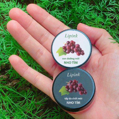 Son dưỡng môi combo LIPINK Nho tím - Loại bỏ bong tróc, thâm sạm môi, hồng môi tự nhiên | BigBuy360 - bigbuy360.vn