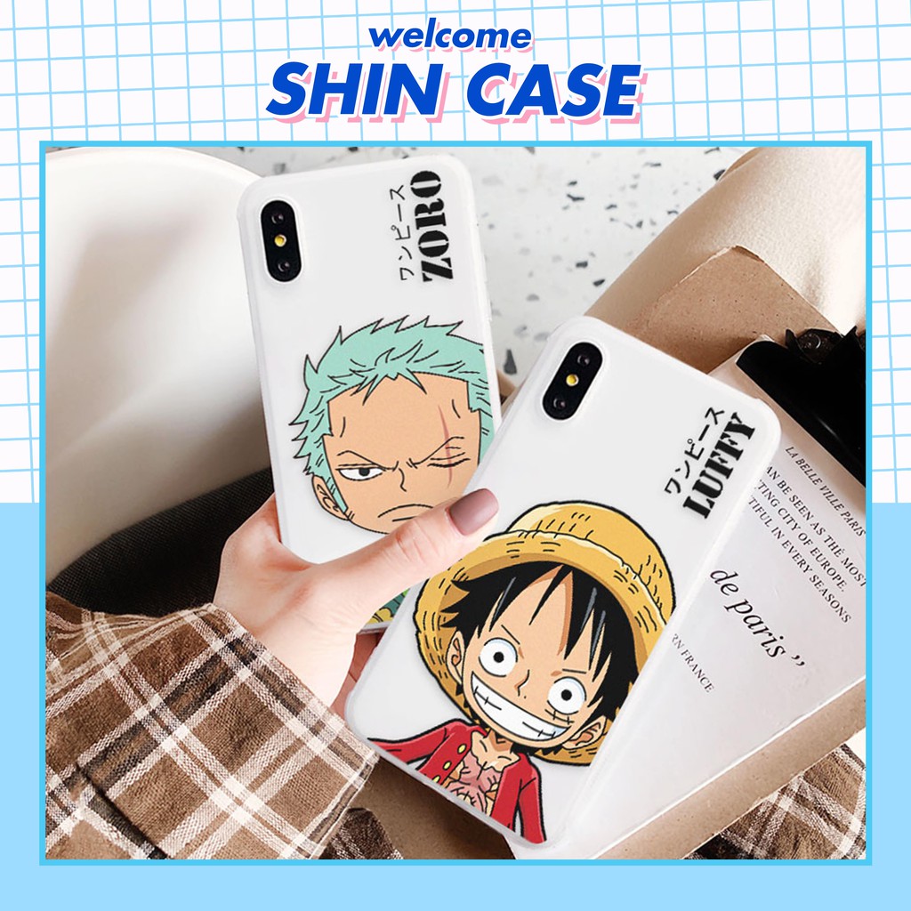 Ốp lưng iphone Zoro & Luffy TPU trơn dẻo mềm 5/5s/6/6plus/6s/6splus/7/7plus/8/8plus/x/xr/xs/11/12/pro/max/plus/promax