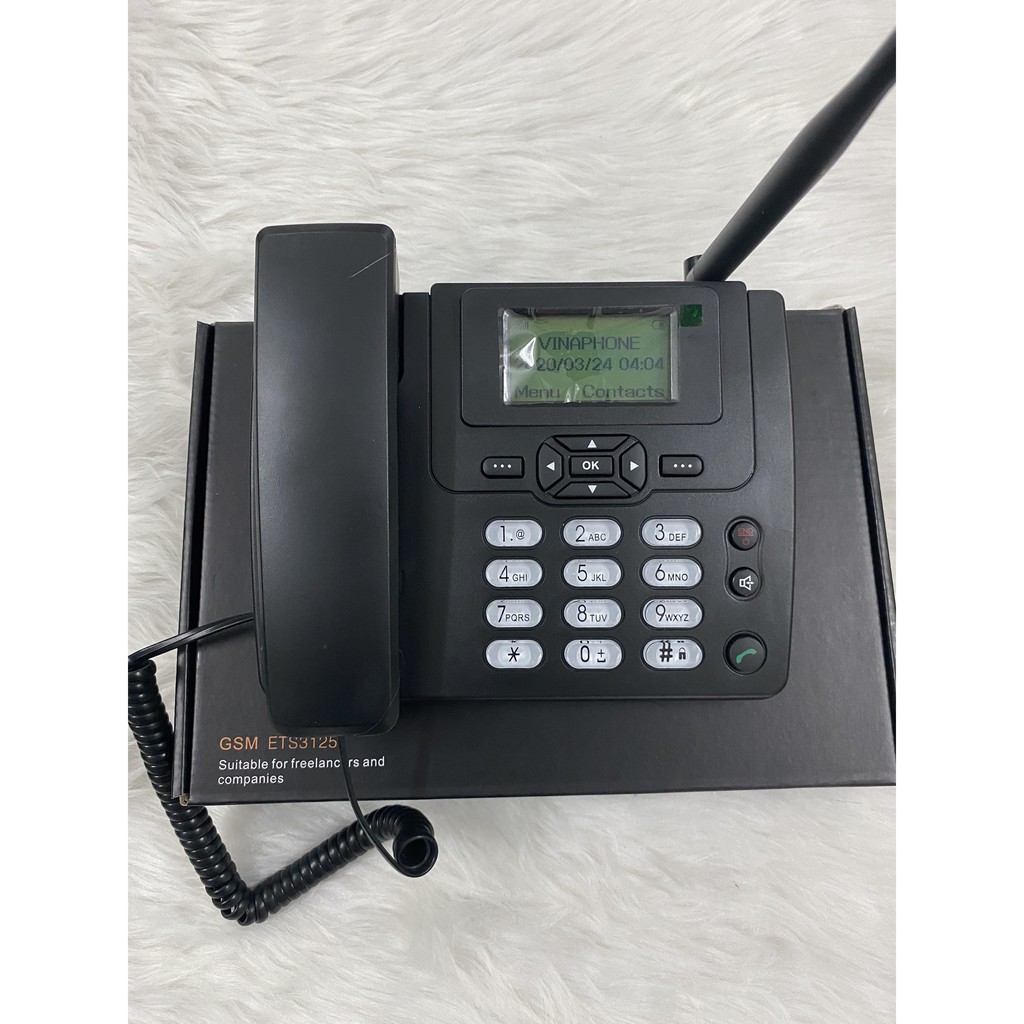 Điện Thoại Bàn Không Dây Gắn Sim Di Dộng, GPhone, HomePhone, Viettel, VinaPhone, Mobifone Sóng Khỏe Loa To