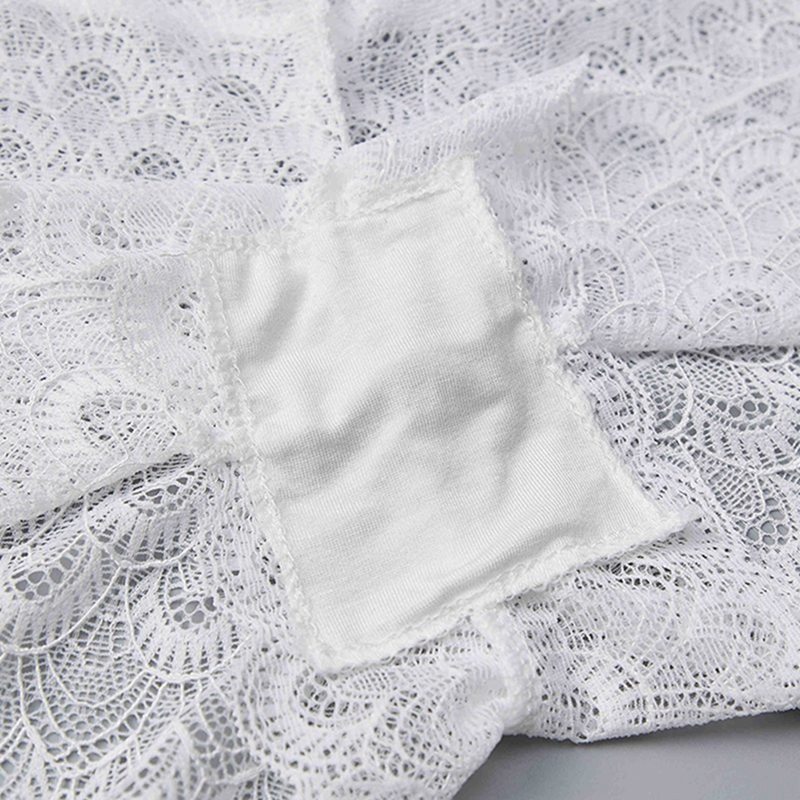 Quần lót Safety Pants Ladies Anti-Lighting Full Lace Lace Ladies Boxer Briefs