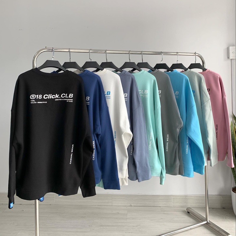 Áo Sweater Unisex Click (Áo chui đầu) | BigBuy360 - bigbuy360.vn