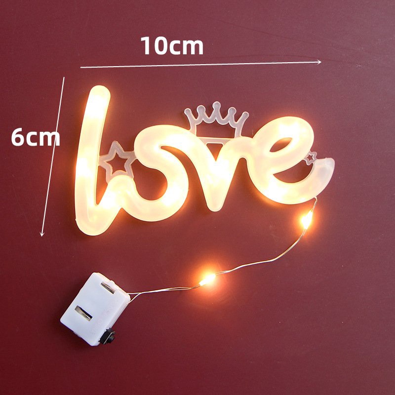 [SIÊU RẺ❤️] – Đèn Led Chữ Love - Trang trí bánh sinh nhật bánh kem