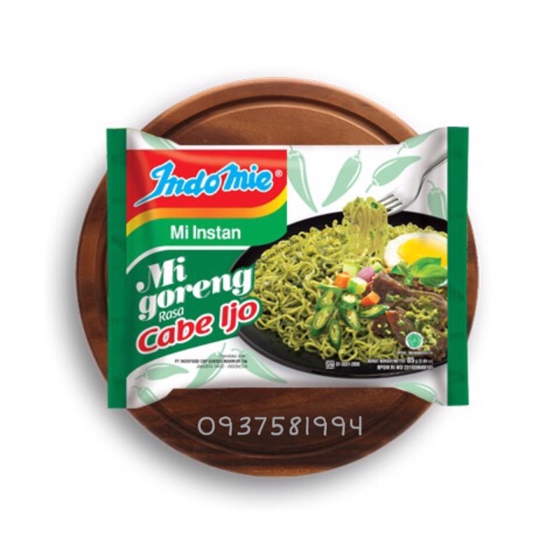 [Mã GROXUAN1 giảm 8% đơn 150K] [SẴN] Mì Indomie vị ớt xanh Cabe Ijo SIÊU HIẾM (Lẻ / Lốc 5 gói) | BigBuy360 - bigbuy360.vn