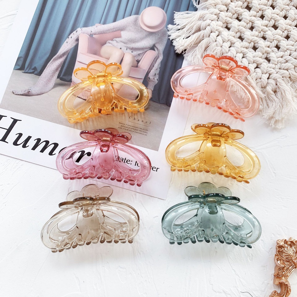 Kẹp càng cua dễ thương nhựa trong bền đẹp KAH187 và các mã khác